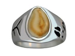 Gents Elk Ivory Ring