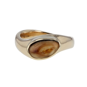 Ladys Elk Ivory Ring