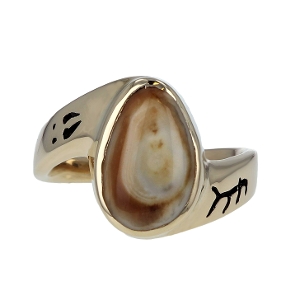 Ladies Elk Ivory Ring