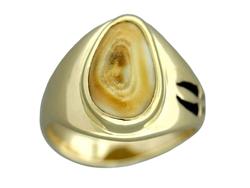 Ladys Elk Ivory Ring