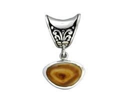 Elk Ivory Pendant Sterling Silver