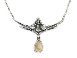 Elk Ivory Necklace Sterling Silver