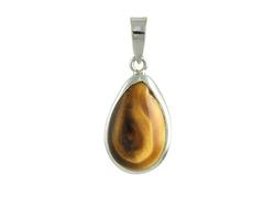 Elk Ivory Pendant 14K Yellow Gold