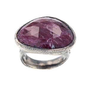 Rustic Ruby Ring