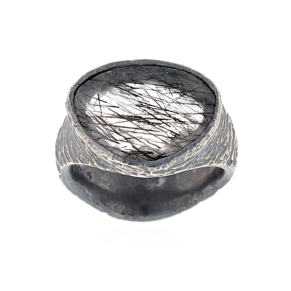 Rustic Rutilated Quartz Ring