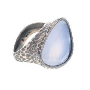 Rustic Chalcedony Ring