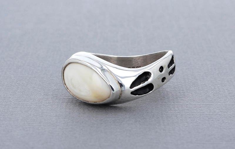 Gents Elk Ivory Ring