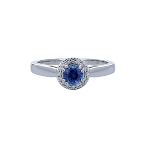 Montana Sapphire & Diamond Ring